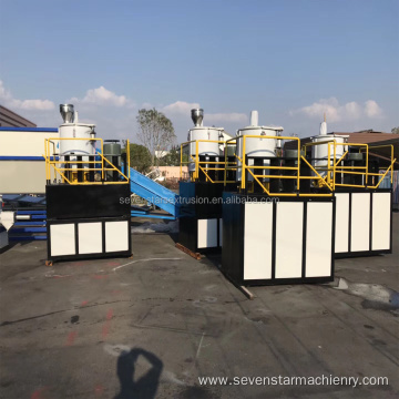 pvc mixer machine plastic powder mixing unit